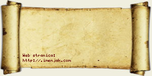 Tina Dedijer vizit kartica